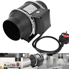 4" Quiet Inline Extractor Fan