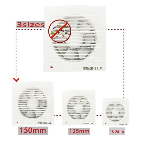 Silent bathroom extractor - extractor, fan